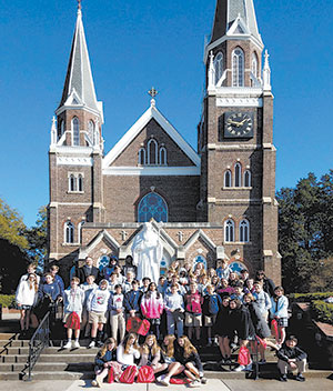 120619 Visit to Belmont Abbey