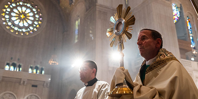 Eucharist reflects God's 'journey of love' with his people