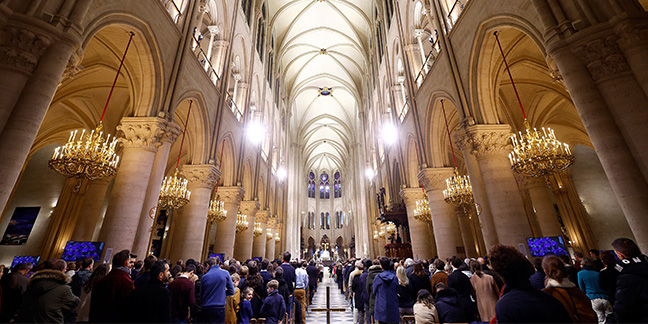 Notre Dame reveals 'the Lord does not abandon his own'